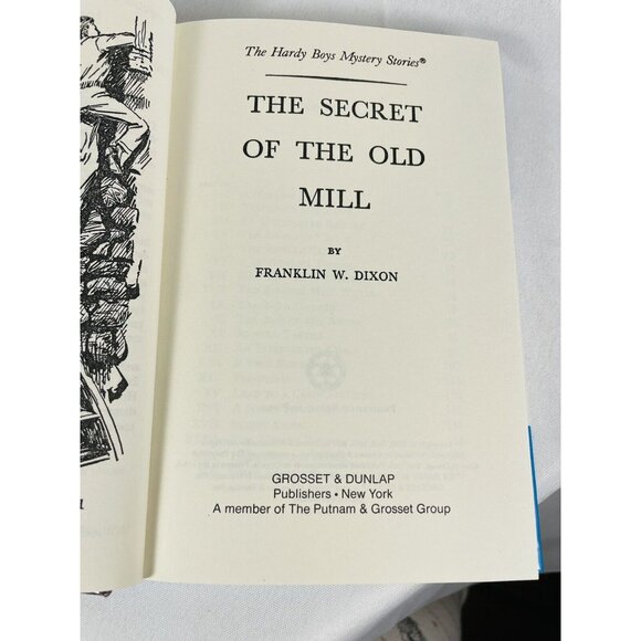 Hardy Boys Book #3 The Secret of the Old Mill Printing Vintage Hardcover Book - Picture 7 of 12